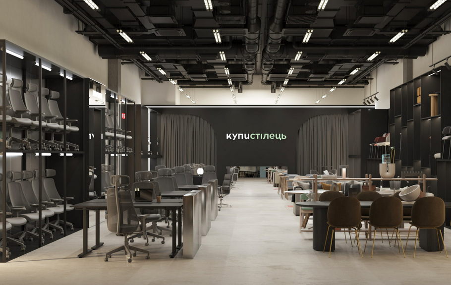 Шоурум в ТРЦ Retroville
