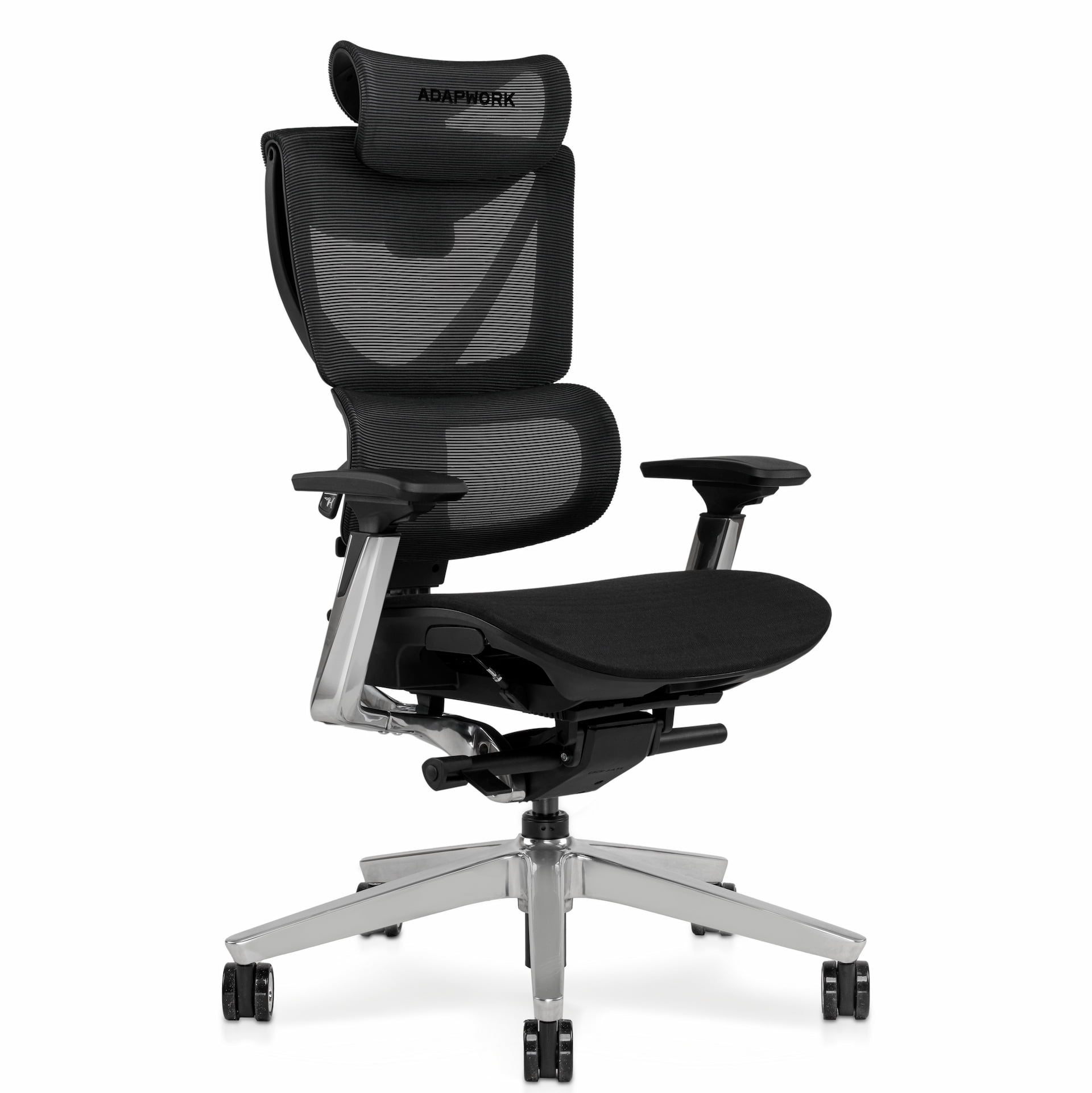 ゼロプロアカデミー Кресло ADAPWORK S3 Pro Senior ErgoChair Platinum Grafite Black
