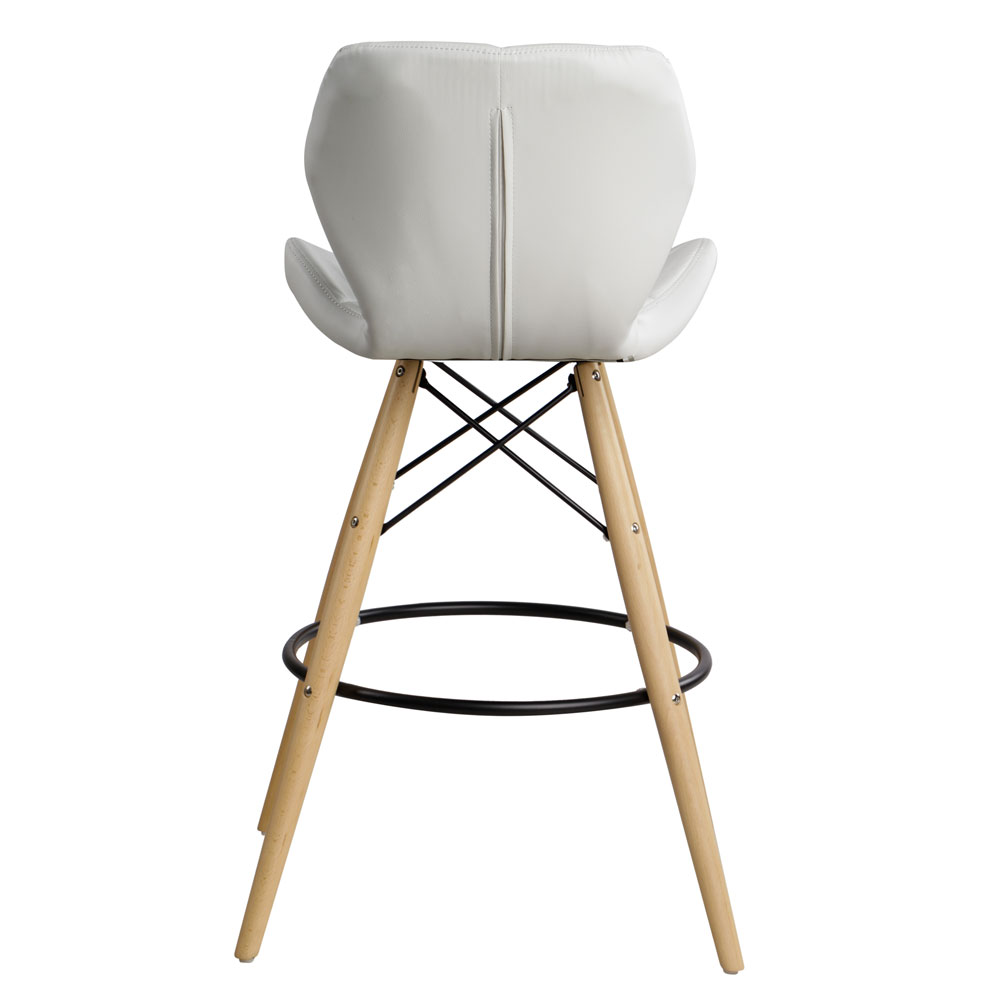 Барний стілець HATTA Astra Eco Wood Білий (44373469) с доставкой