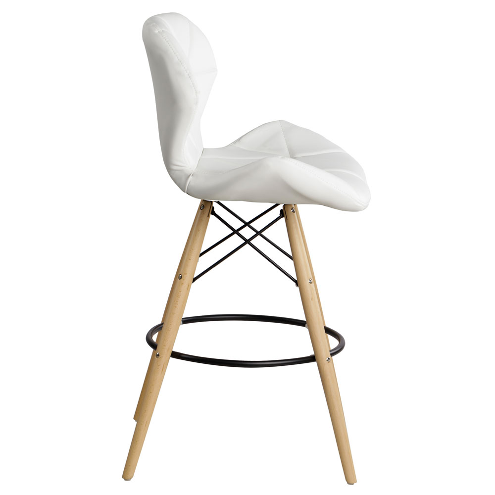 Барний стілець HATTA Astra Eco Wood Білий (44373469) дешево