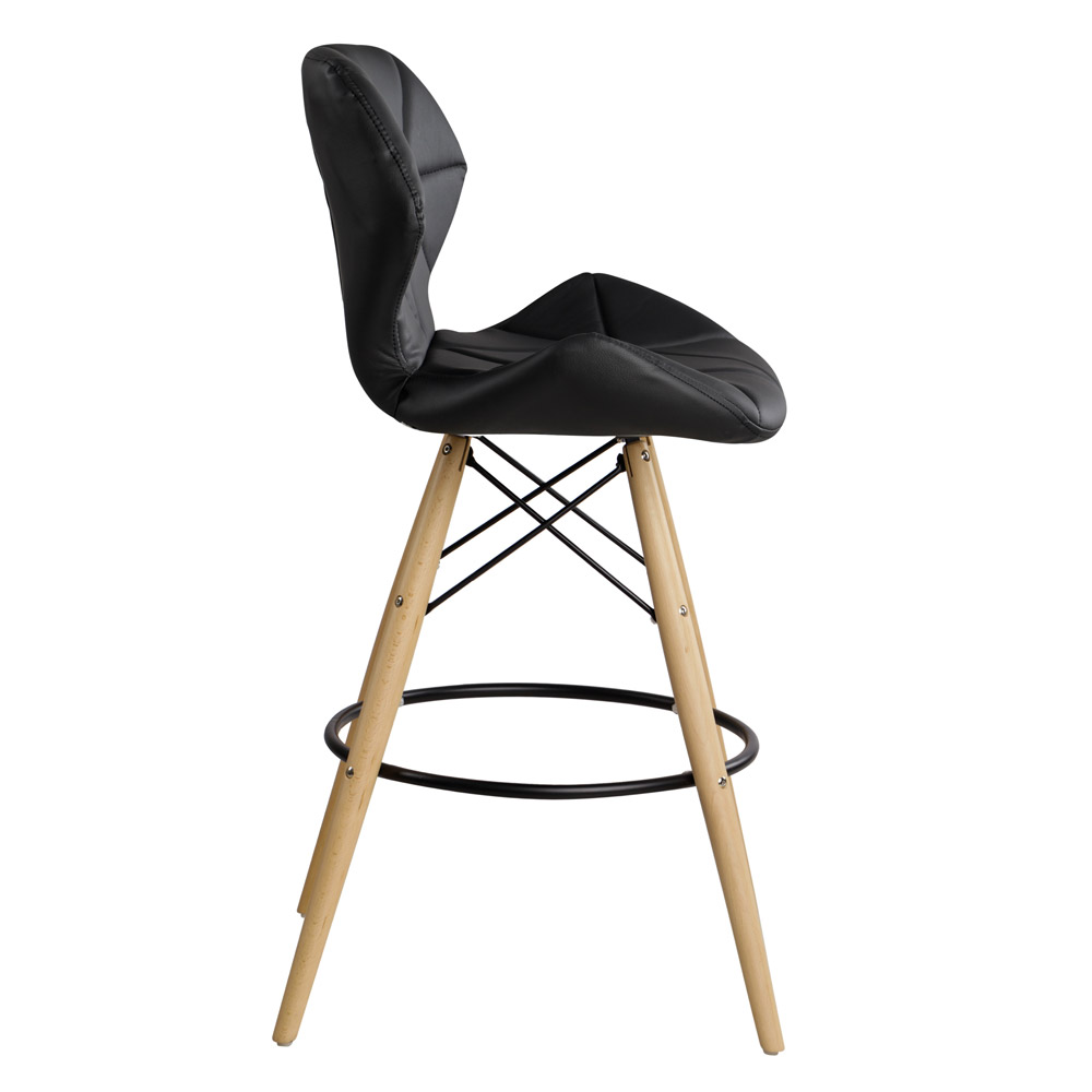 Барний стілець HATTA Astra Eco Wood Чорний (44373460) дешево