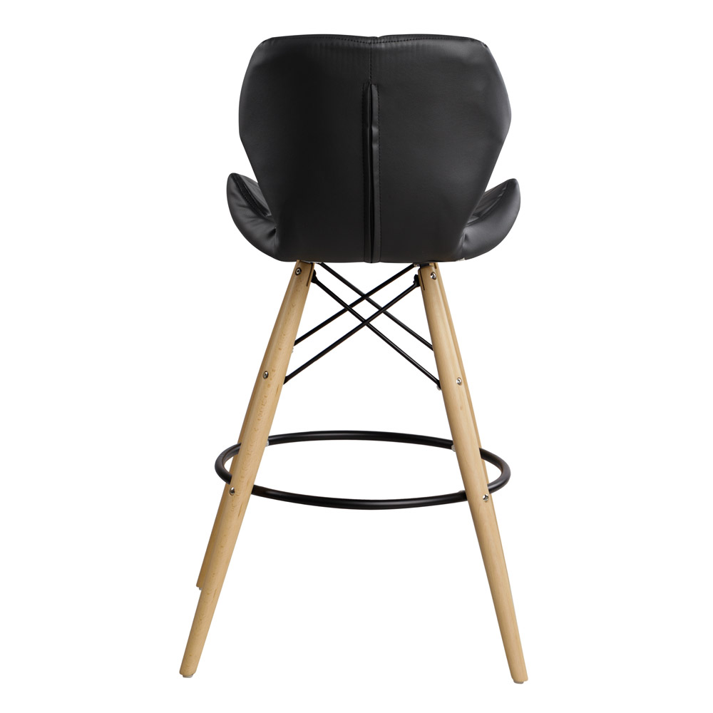 Барний стілець HATTA Astra Eco Wood Чорний (44373460) с доставкой