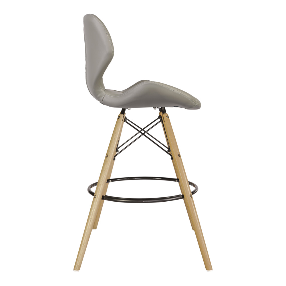 Барний стілець HATTA Astra Eco Wood Сірий (44460298) с доставкой