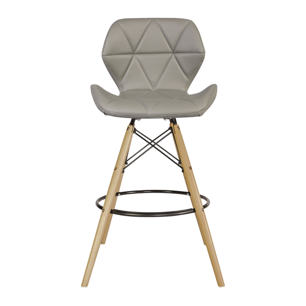 Барний стілець HATTA Astra Eco Wood Сірий (44460298) недорого