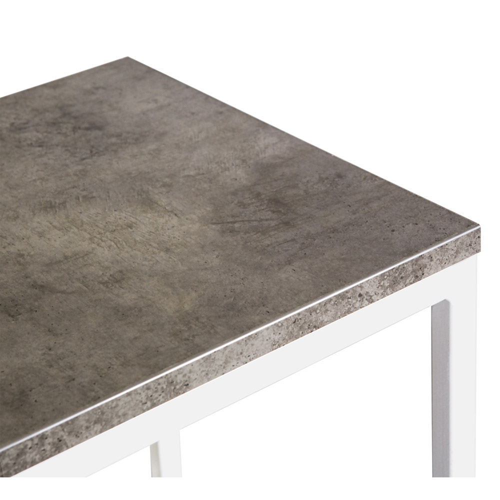 Барний стілець HATTA B-Stool 75 Білий, Бетон (44460476) с доставкой
