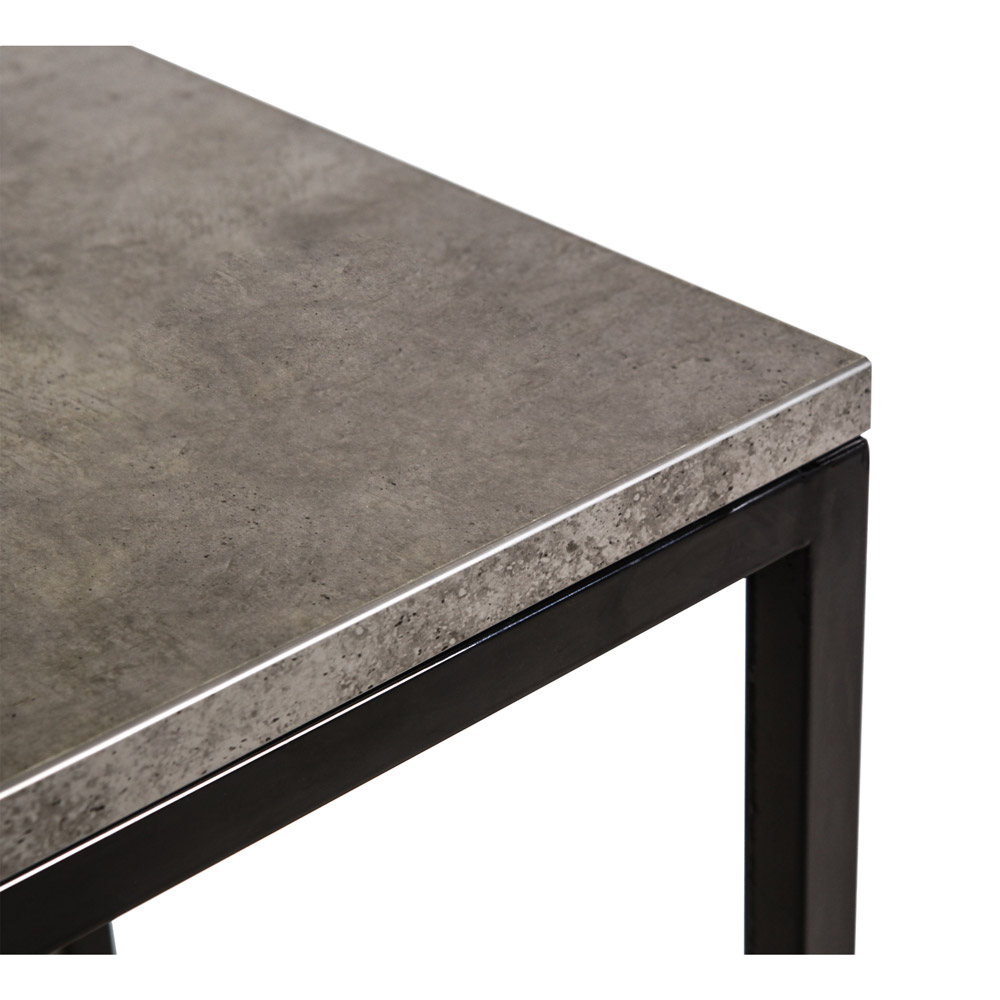 Барный стул HATTA B-Stool 75 Черный, Бетон (44460477) с доставкой