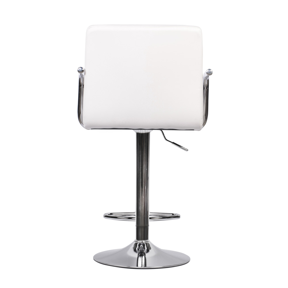 Барный стул HATTA Dublin Arm Chrome Eco Белый (44406333) в Украине