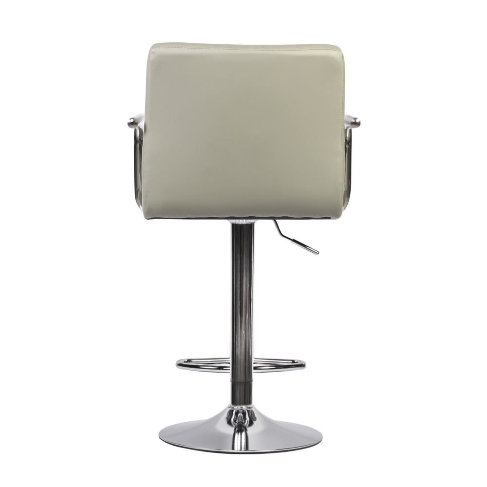 Барный стул HATTA Dublin Arm Chrome Eco Серый (44442675) в Украине