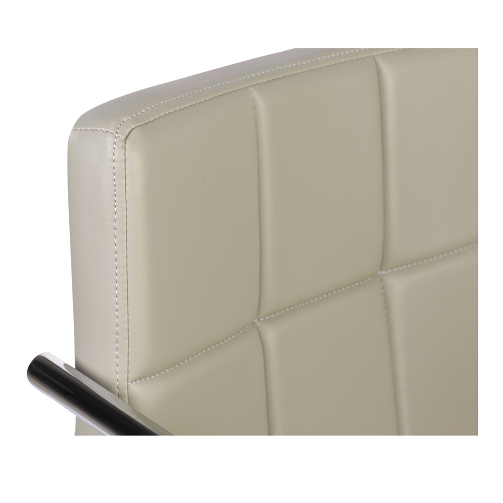 Барный стул HATTA Dublin Arm Chrome Eco Серый (44442675) в Киеве