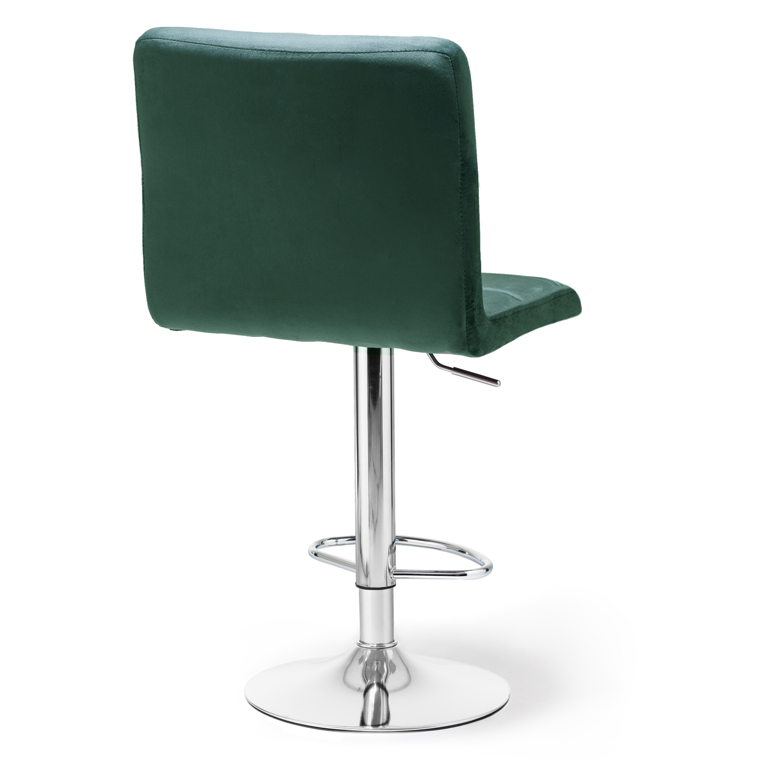 Барный стул HATTA Dublin Chrome Velvet Темно-зеленый (44527696) с доставкой