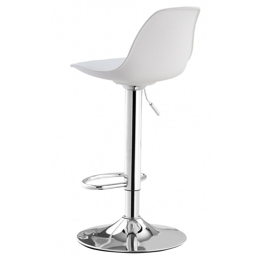 Барный стул HATTA Milan Eco Chrome Белый (44303808) с доставкой