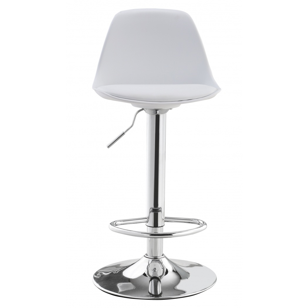 Барный стул HATTA Milan Eco Chrome Белый (44303808) дешево