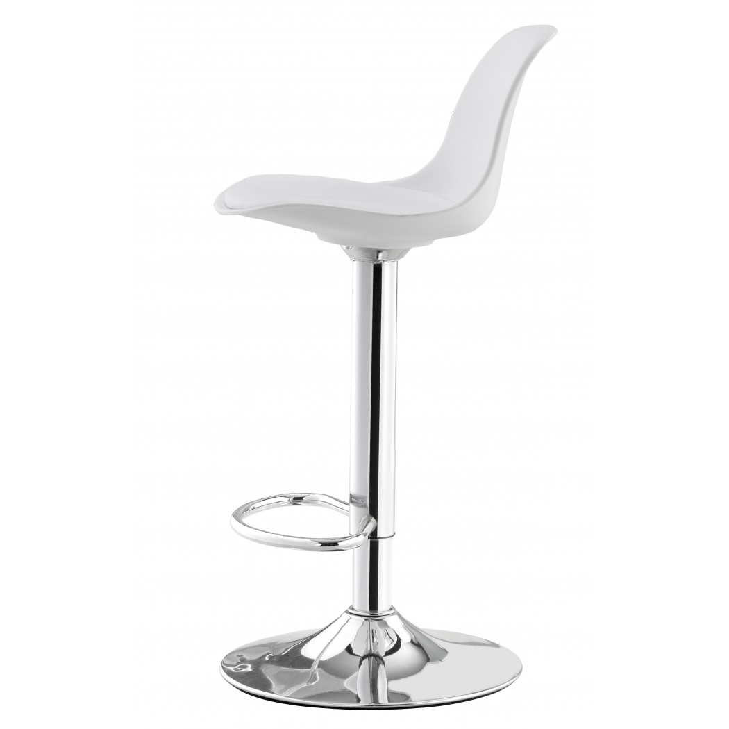 Барный стул HATTA Milan Eco Chrome Белый (44303808) недорого