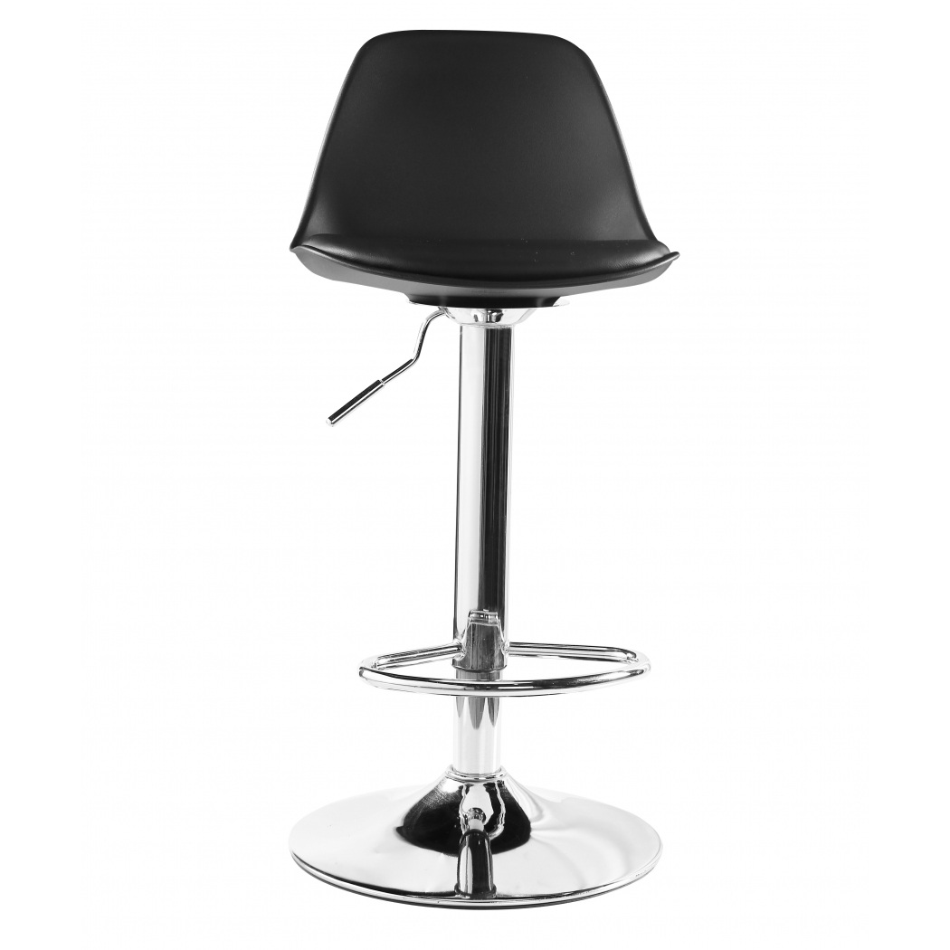 Барний стілець HATTA Milan Eco Chrome Чорний (44303809) дешево