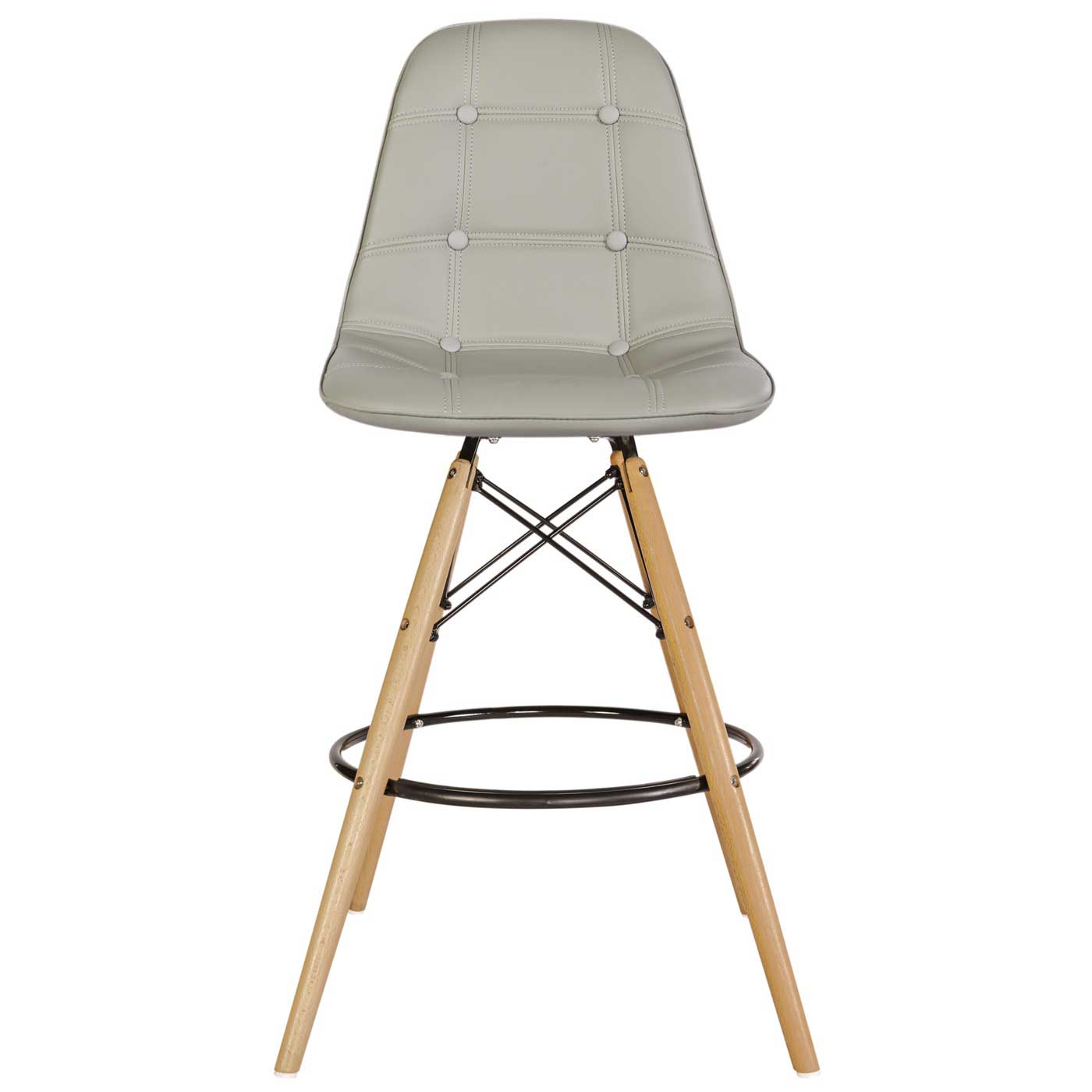 Барный стул HATTA Praga Eco Wood Серый (44460300) недорого