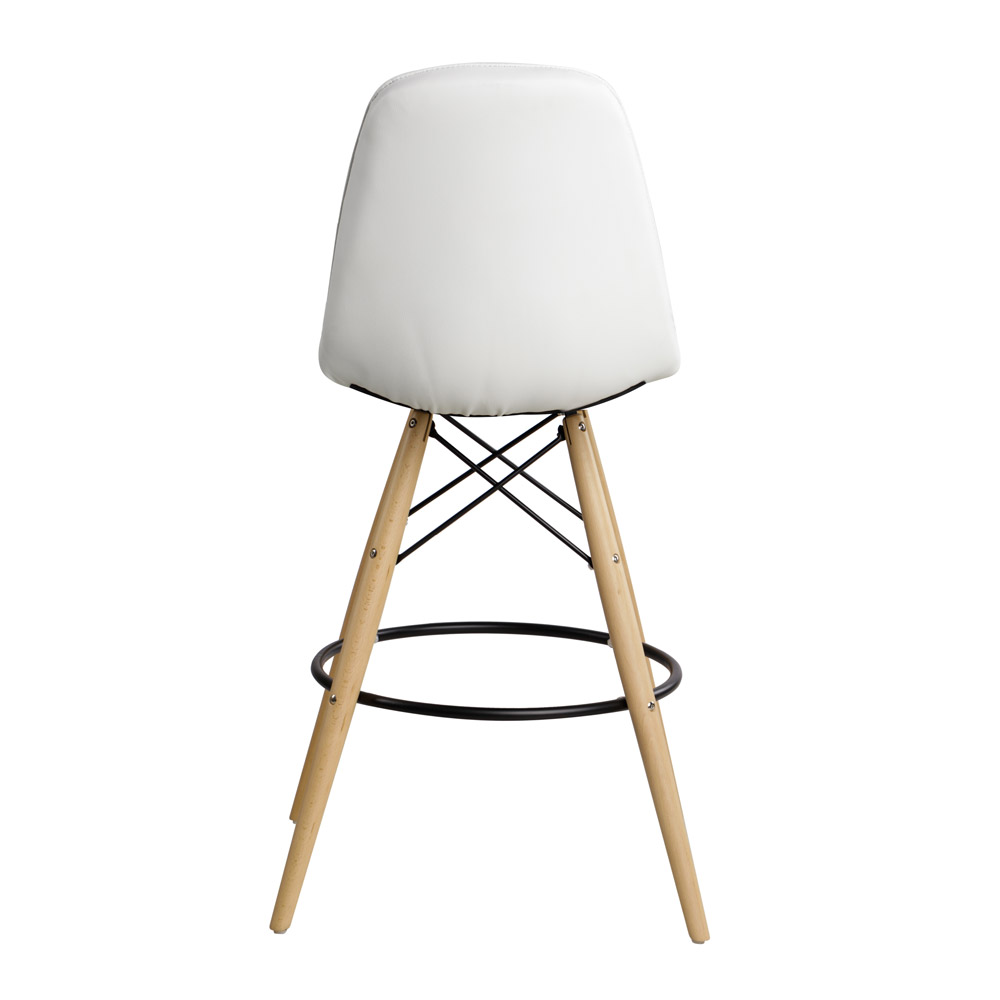 Барний стілець HATTA Rhomb Eco Wood Білий (44373458) с доставкой