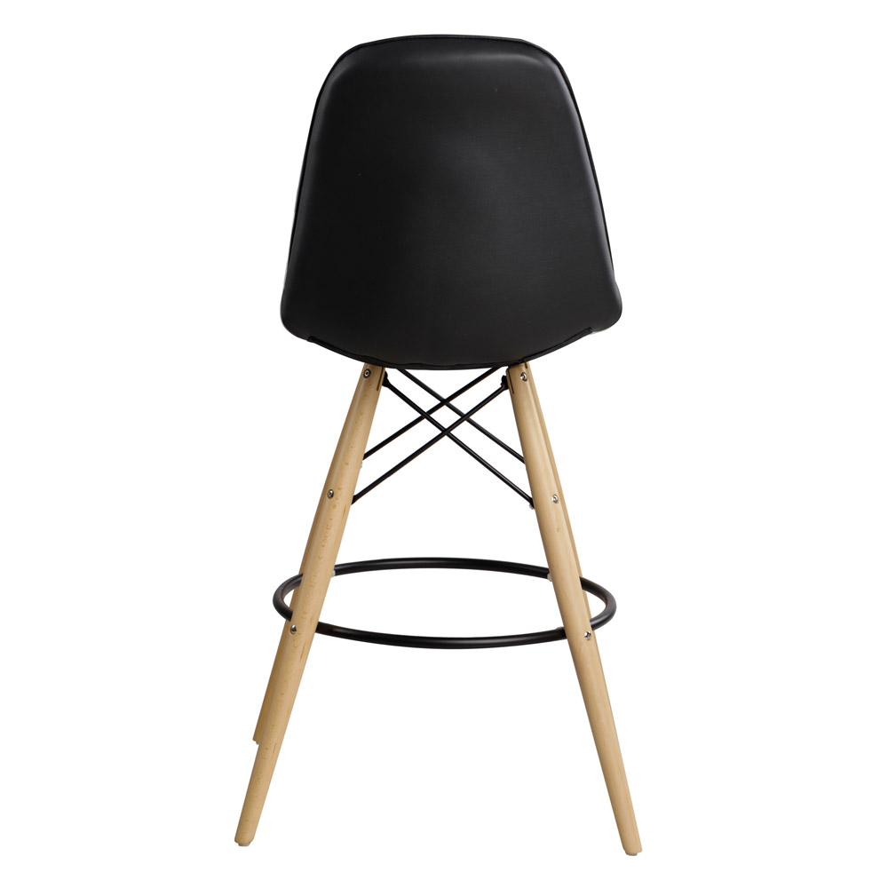 Барный стул HATTA Rhomb Eco Wood Черный (44373459) с доставкой