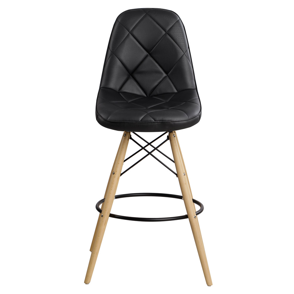 Барный стул HATTA Rhomb Eco Wood Черный (44373459) недорого