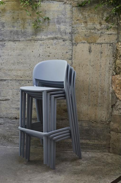Барний стілець Trena blue grey (1691269451) в интернет-магазине
