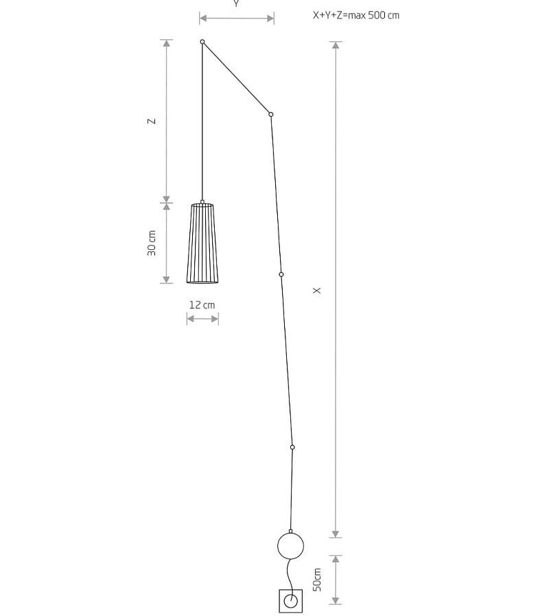 Бра Dover I Kabel Черный (109727580) дешево