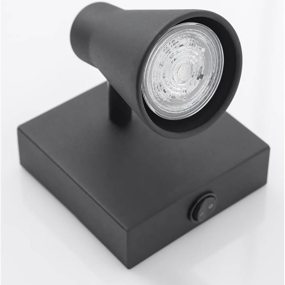 Бра DUBLIN LED GU10 1x10W Black (1591027778) дешево