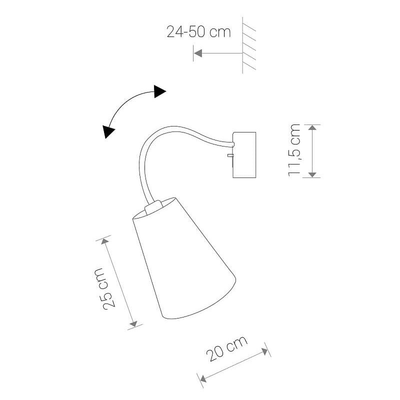Бра Flex Shade I Черный (109727562) дешево