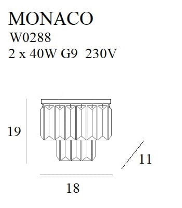 Бра Monaco Gold (118866048) недорого