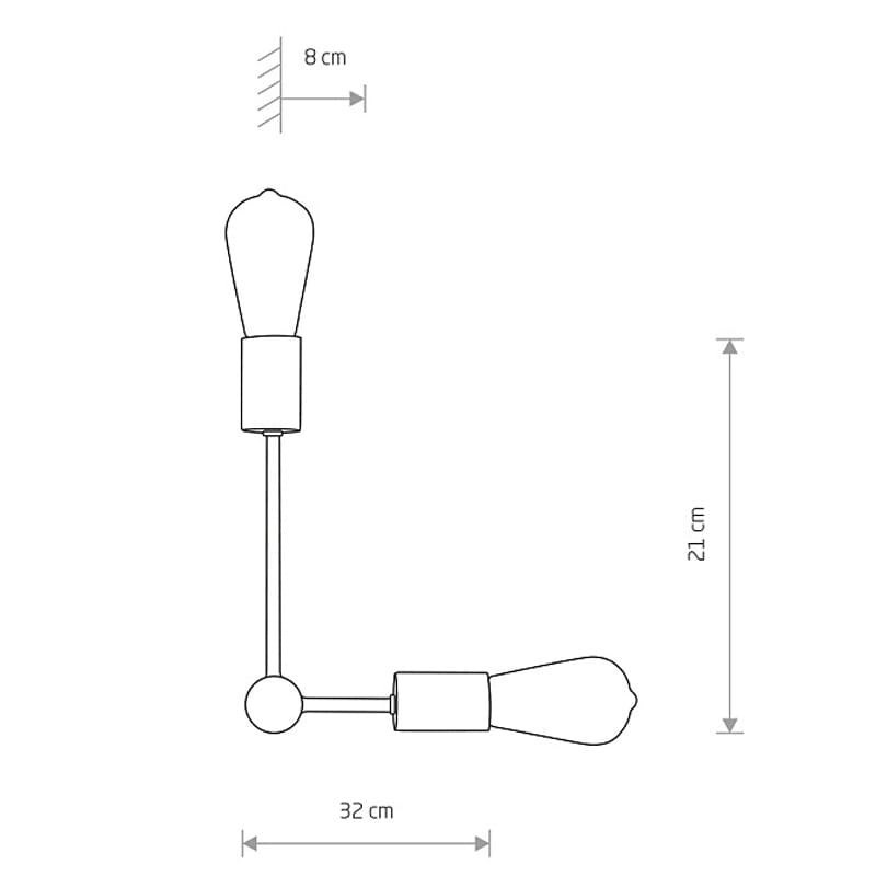 Бра Rotor II Золотой (109727695) с доставкой