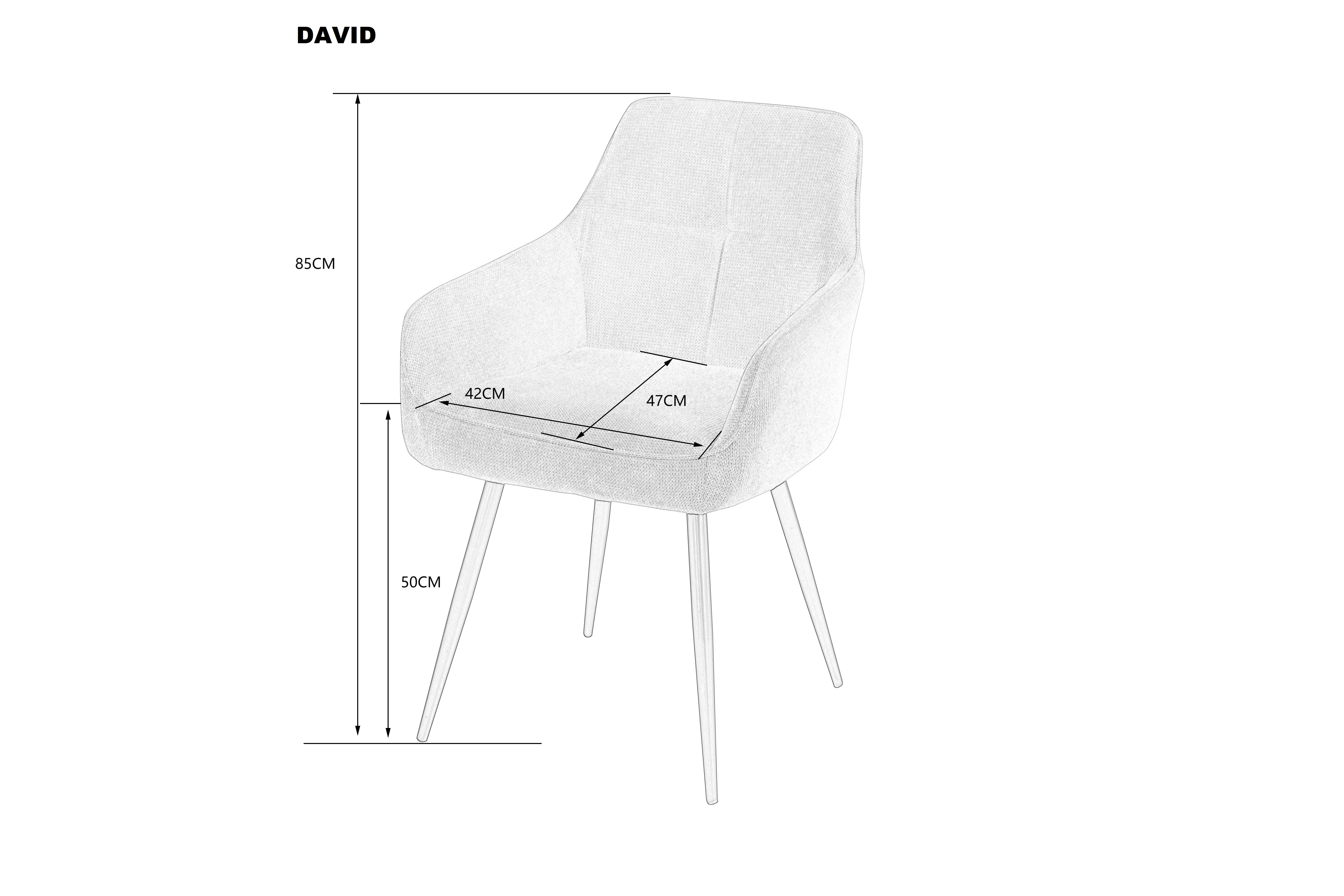 Cтул DAVID Темный беж (1821489775) в Киеве