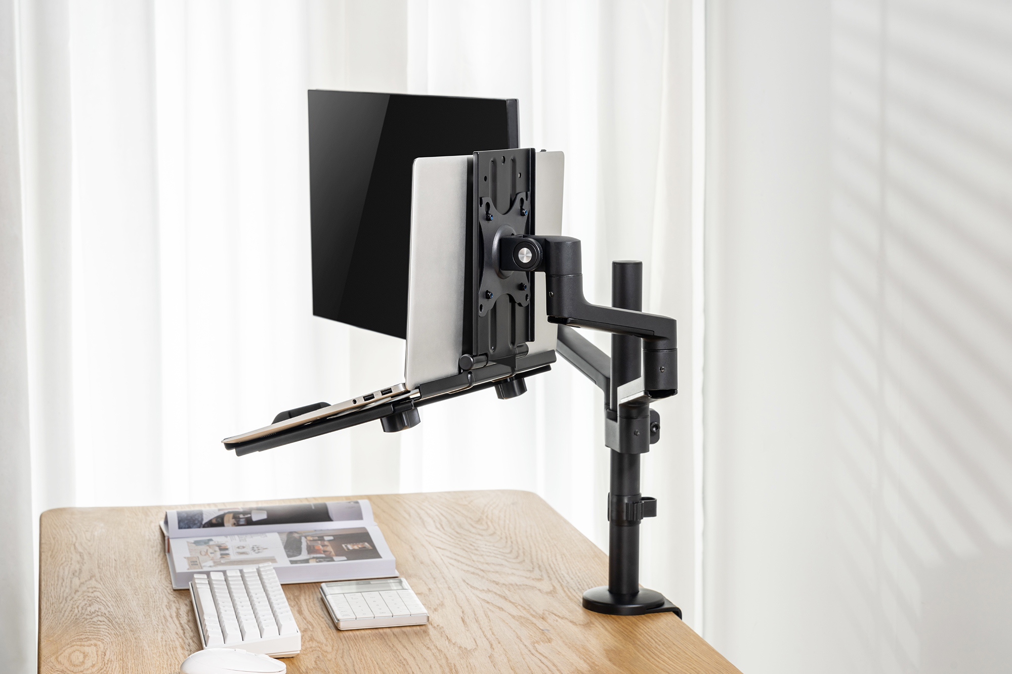 Держатель ноутбука для кронштейна OfficePro LH524B Black (1311205515) в Украине