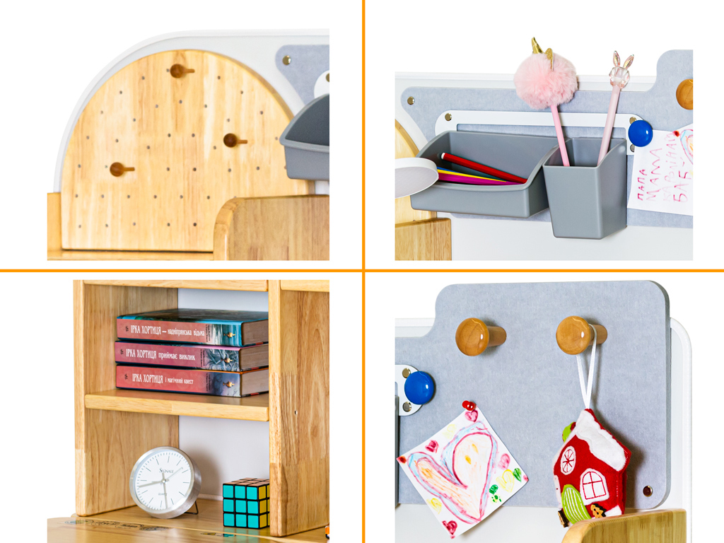 Детский стол Mealux Timberdesk S 90х60 RubberWood, Белый (111470447) в интернет-магазине