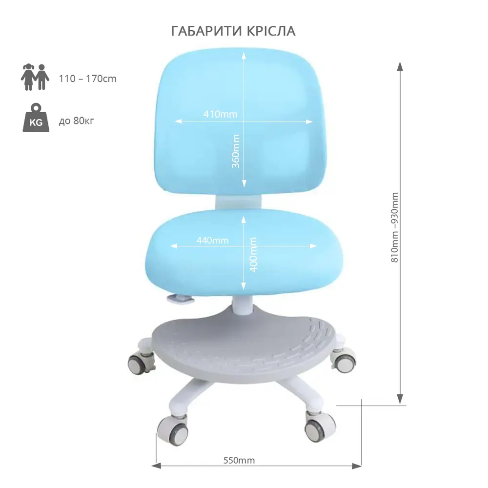 Детское кресло Cubby Marte Blue (1771478525) цена