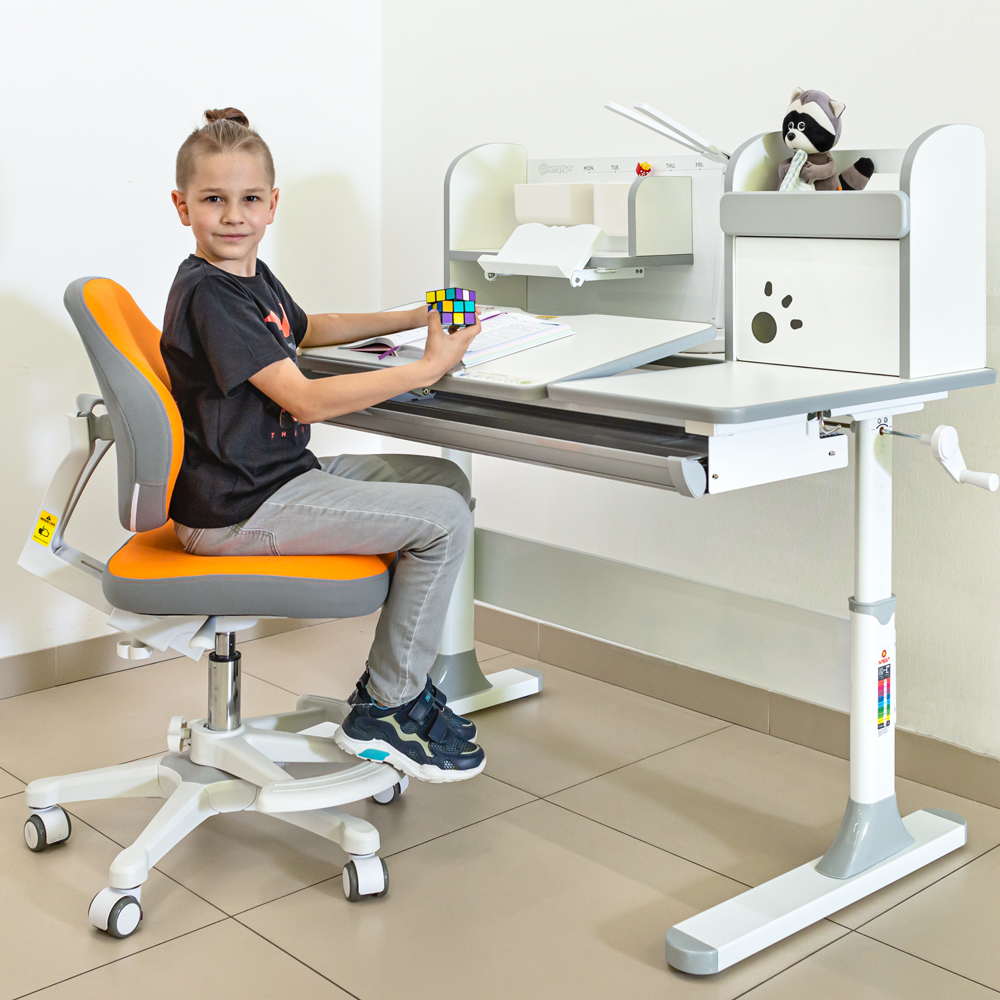 Детское кресло Evo-Kids Mio Classic Y-405 Оранжевый, Белый (111011654) недорого