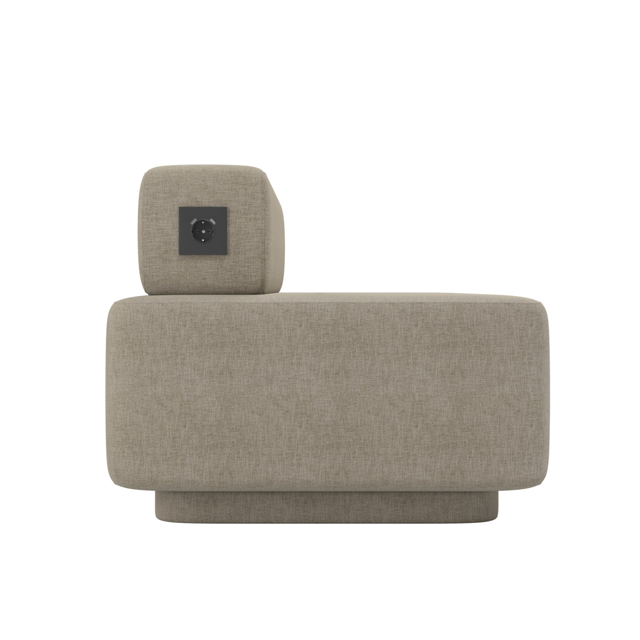 Диван Corner з розеткою 160x80 Magic Beige (1561024727) недорого