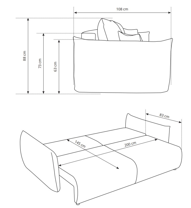 Диван розкладний ALLORA Castel 03 (1321467057) в интернет-магазине