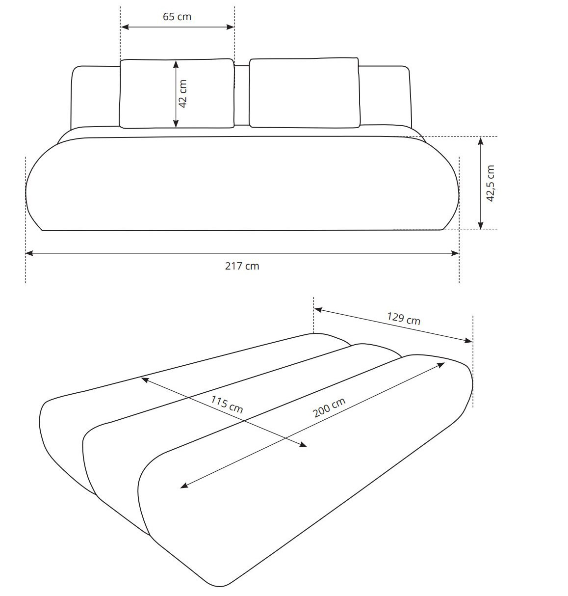 Диван раскладной DOT Wind-05 (1321487036) недорого