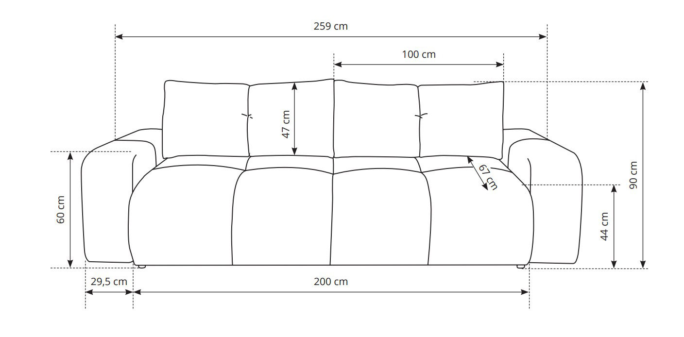 Диван раскладной SOHO Curio-83 (1321487408) kupistul