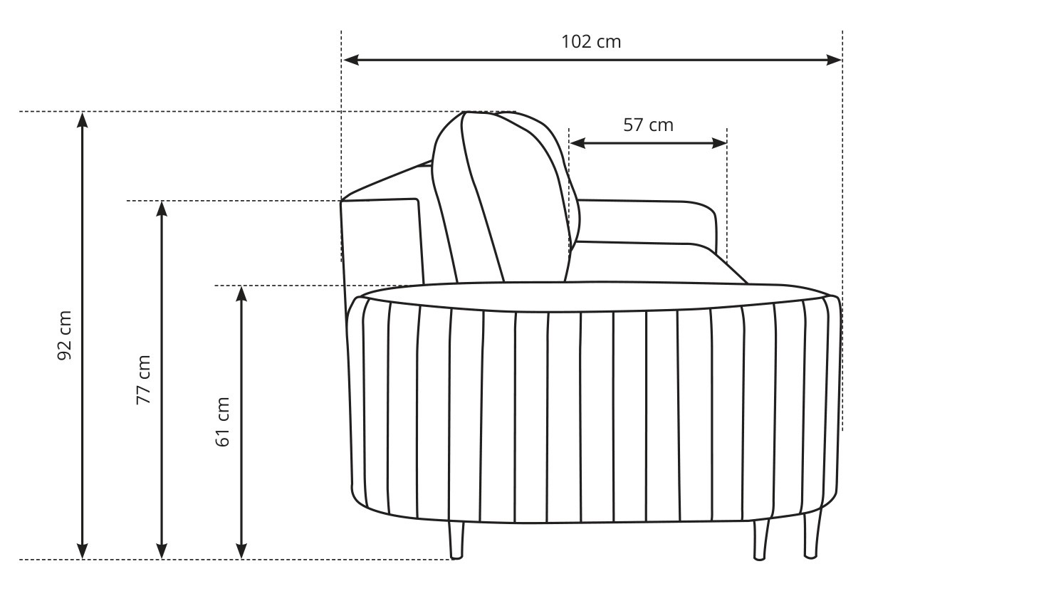 Диван розкладний VENA Velluto 16 Grey (1321486450) купить
