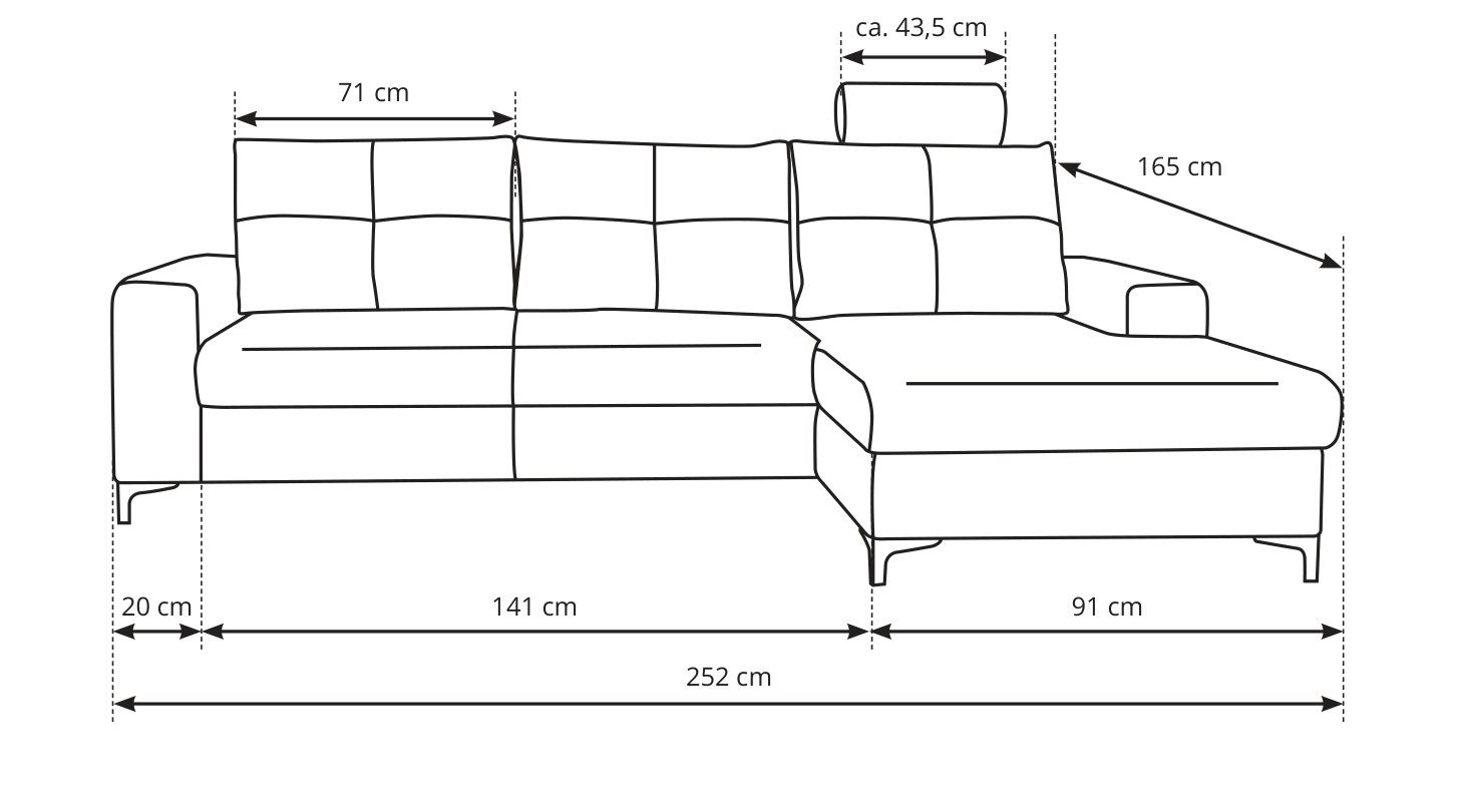 Диван угловой раскладной  AVRA Monolith 72 (132986992) в Киеве