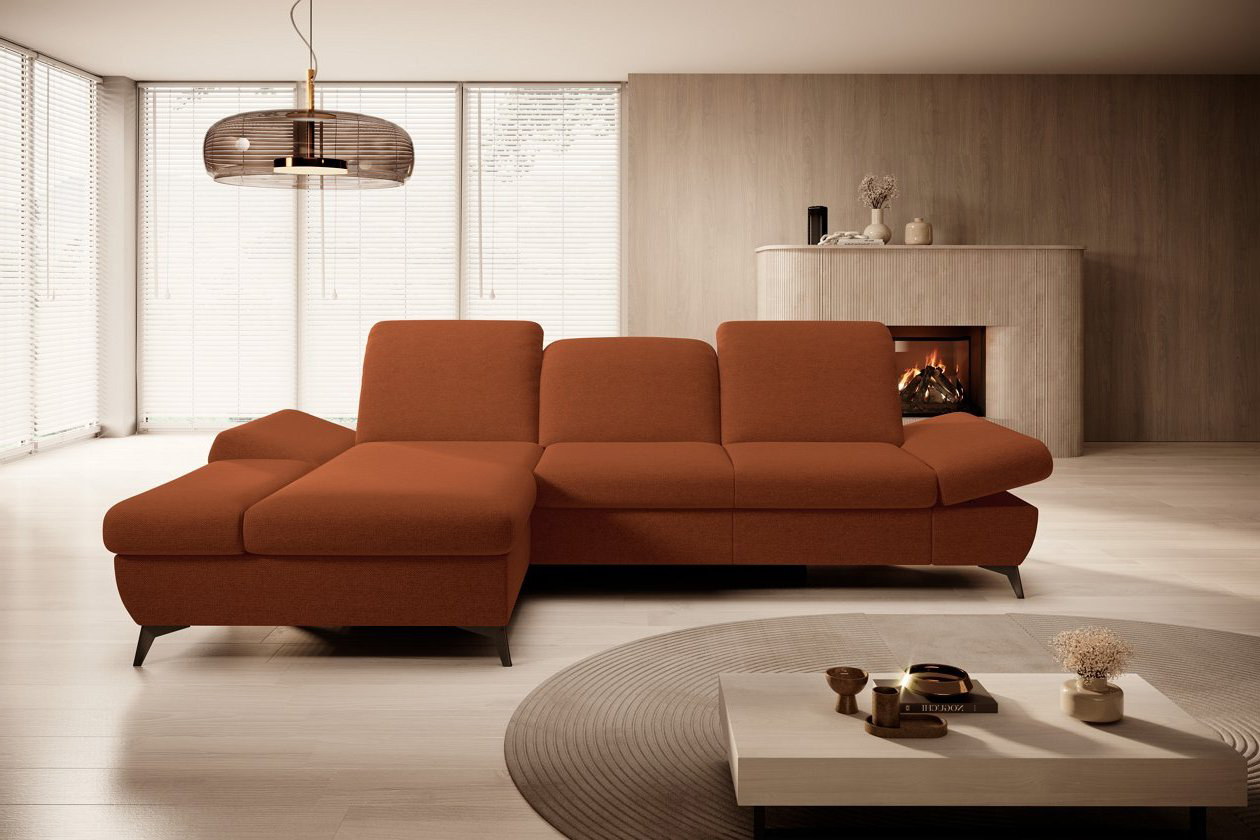 Диван угловой раскладной HARPER Left Loft-08-Red (1321485995) в Киеве