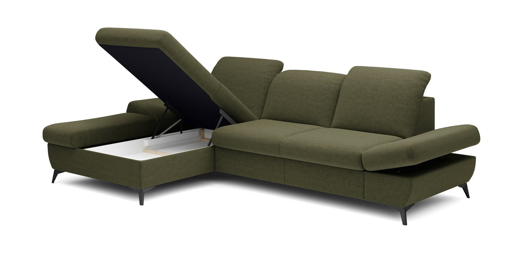 Диван кутовий розкладний HARPER Left Loft-10-Olive (1321485997) дешево