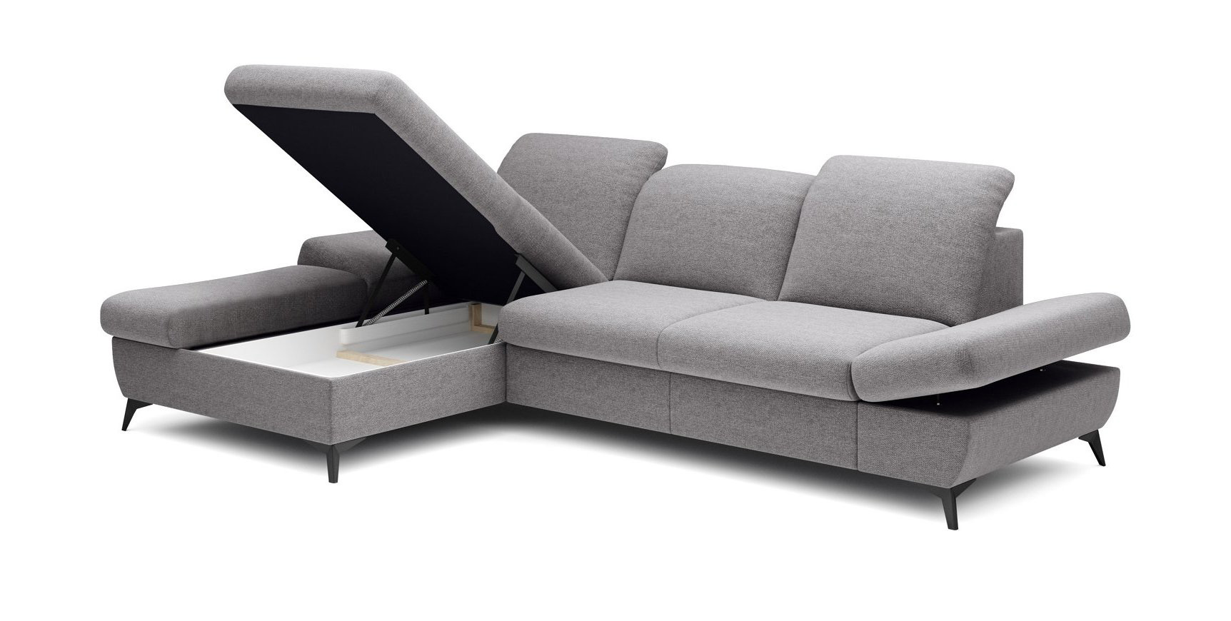 Диван угловой раскладной HARPER Left Loft-19-Grey (1321486006) с доставкой