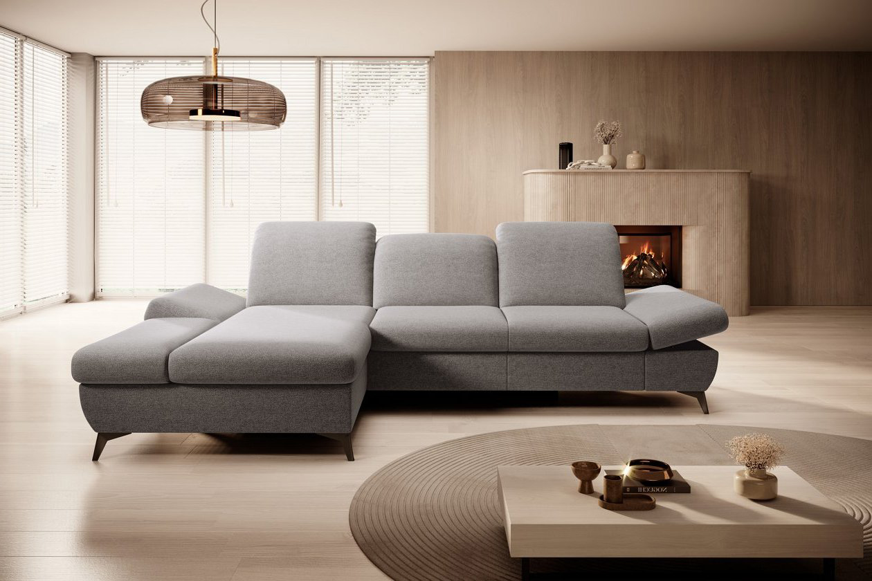 Диван угловой раскладной HARPER Left Loft-19-Grey (1321486006) в Киеве