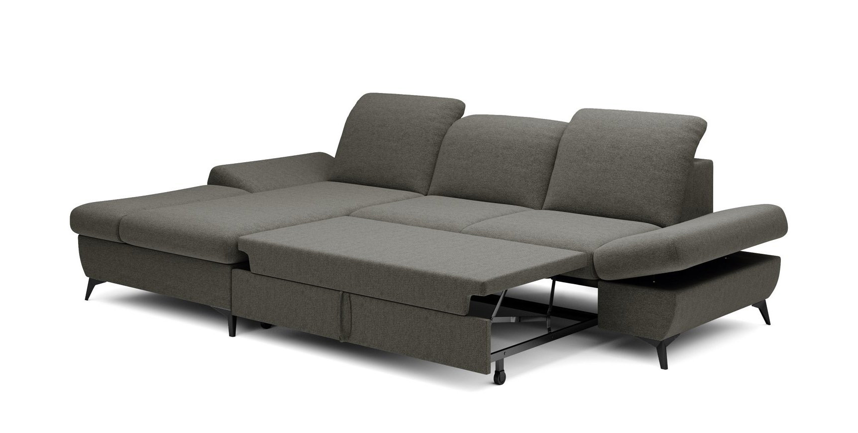 Диван угловой раскладной HARPER Left Loft-22-Iron (1321486009) с доставкой