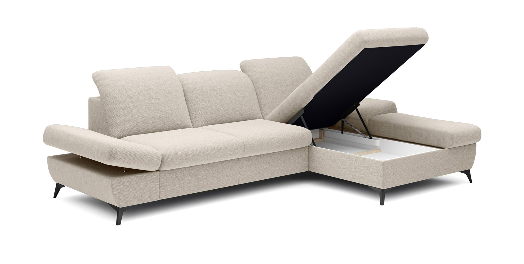 Диван угловой раскладной HARPER Right Loft-01-Cream (1321485988) дешево