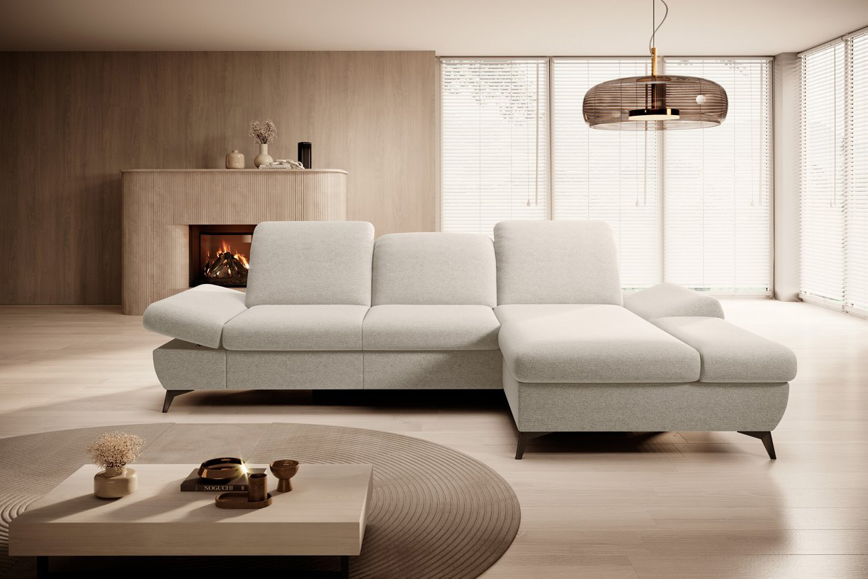 Диван угловой раскладной HARPER Right Loft-01-Cream (1321485988) в Киеве