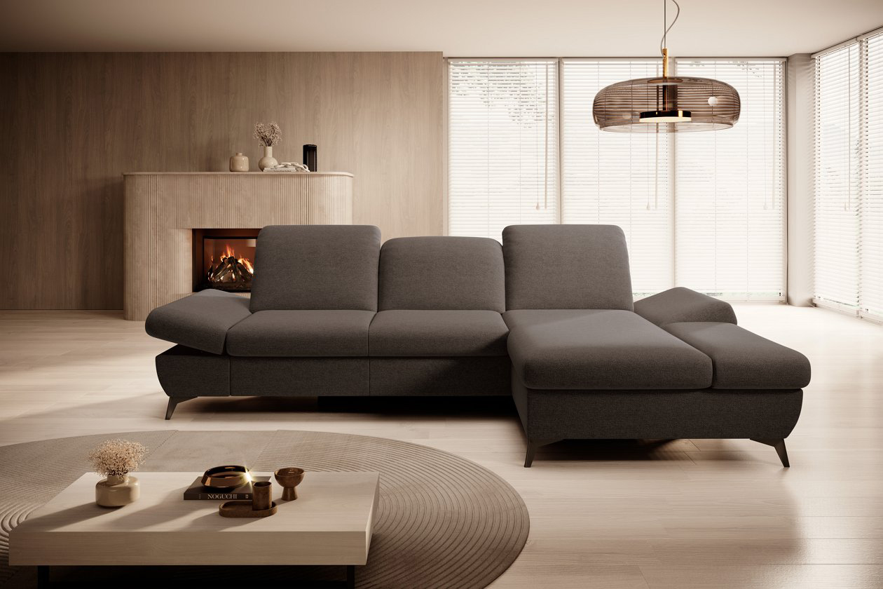 Диван кутовий розкладний HARPER Right Loft-05-Fossil (1321485968) в Киеве