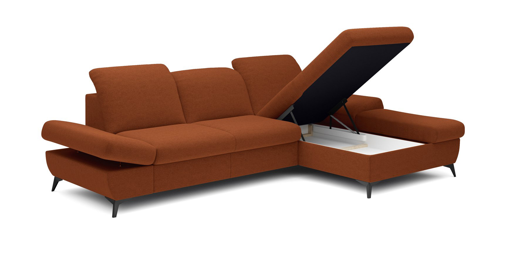 Диван угловой раскладной HARPER Right Loft-08-Red (1321485971) с доставкой