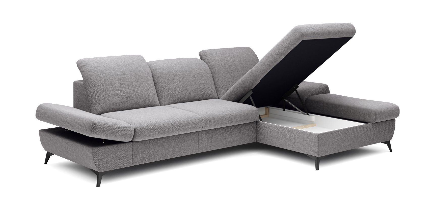 Диван кутовий розкладний HARPER Right Loft-19-Grey (1321485982) с доставкой
