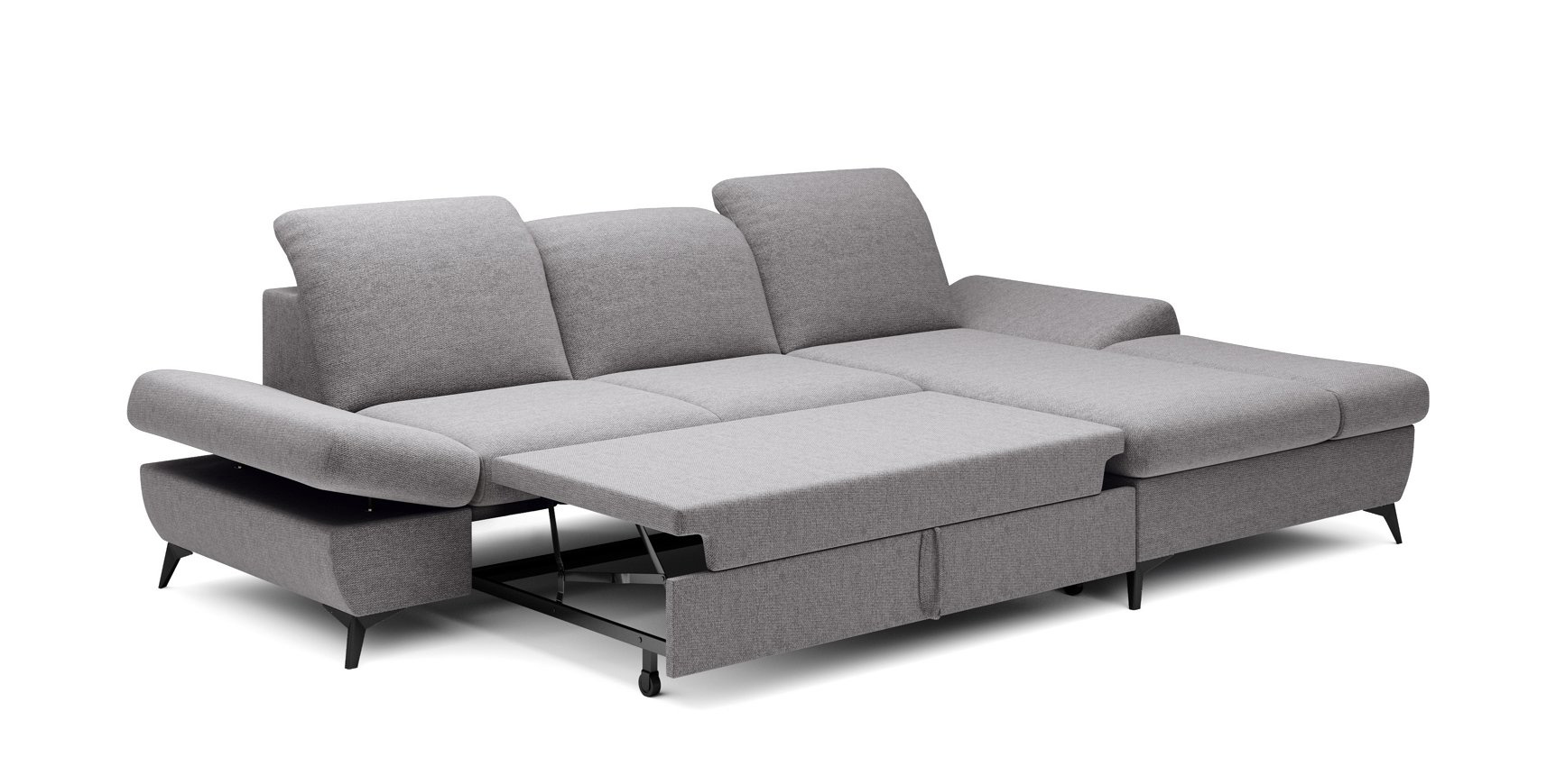 Диван кутовий розкладний HARPER Right Loft-19-Grey (1321485982) дешево